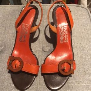 Salvatore Ferragamo sandals.